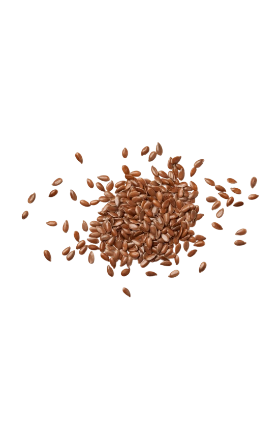 Organic flax seeds – key ingredient in Seed Cycle Kit to support estrogen balance, reduce PMS symptoms, and improve hormone health naturally